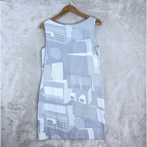 Language Of The Birds Architectural Shift Dress Small Scandi Style Art To Wear